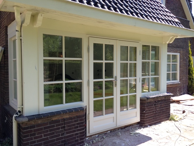 houten kozijnrenovatie met roeden